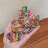 Handmade Multicolor Stylish Acetate Hair Claw Clip For Women Perfect For Fashion Retro