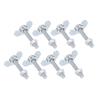 8pcs M8x60 L Track Double Lug Thrded Stud Nut Fitting 6000lbs Load Capacity for Truck Bed Trailer Pickup RV ATV