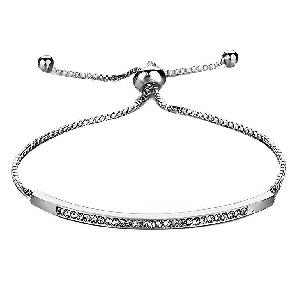 

Металлический браслет Модная бижутерия Подвеска на руку Реквизит для свиданий Тонкая работа Диаманте Милый подарок Долговечный Наручный браслет серебряный