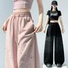 Women's High Waist A-line White Floral Skort - Summer Slimming Petite Mesh Design
