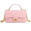 Borsa da donna portatile nuova con texture, colore solido, borsa a tracolla a diamante, borsa a tracolla