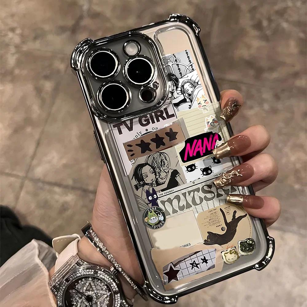 Nana Anime Mädchen Hülle für Samsung Galaxy A56 A53 A50 A36 A35 A34 A33 A32 A31 A26 A25 A24 A23 A22 A16 A15 A14 A13 5G A05S 4G Cover