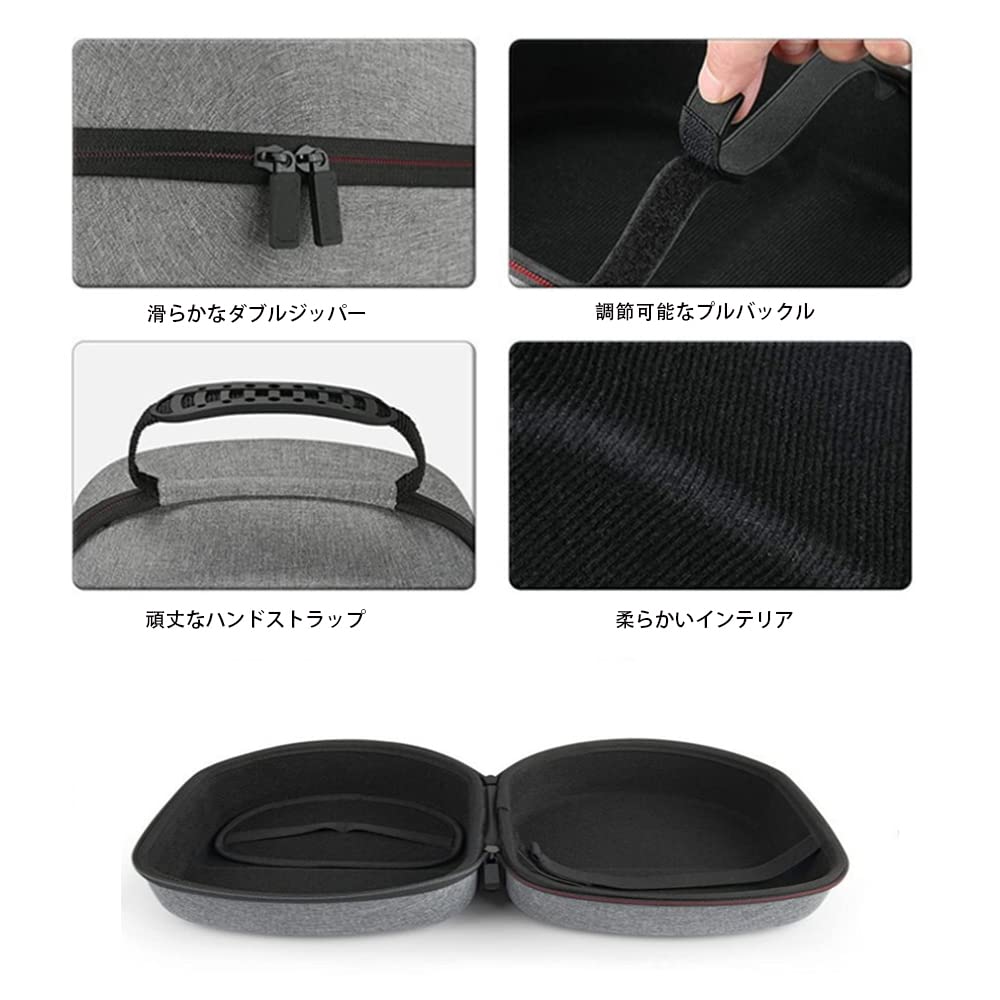 Storage Case for Oculus Quest 2 (OculusQuest 2), Portable Storage Bag, EVA Hard Case with Shoulder Strap, Shockproof, Large Capacity, Protective