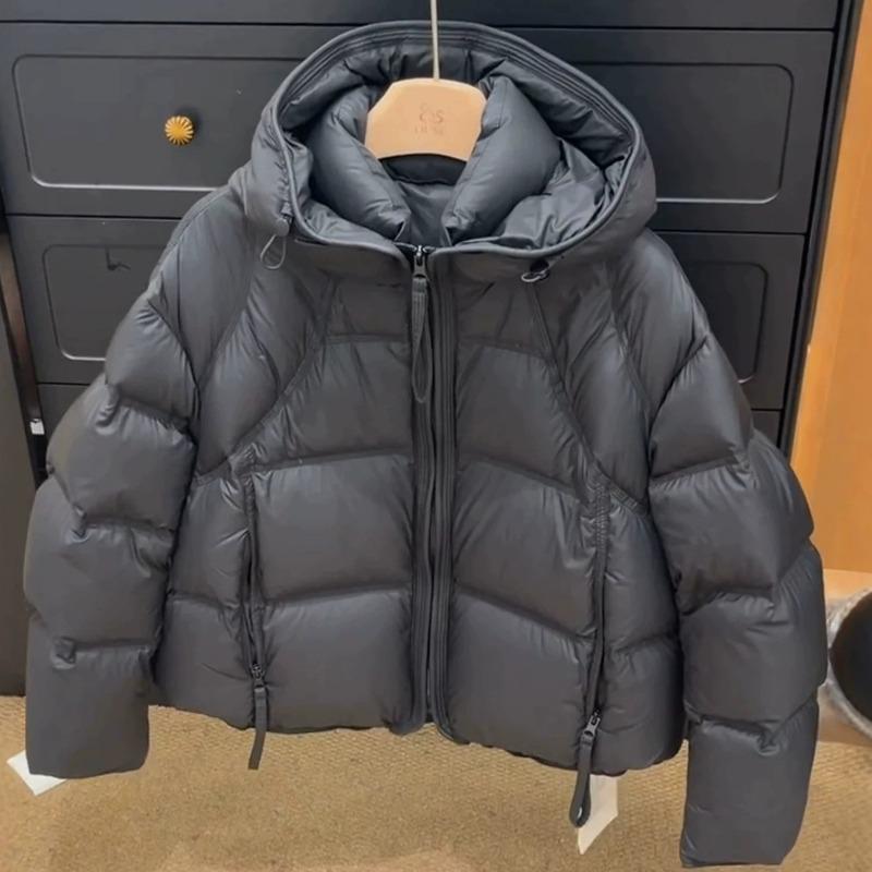Women S Short Hooded Padded Cotton Coat Loose Warm Winter Jacket