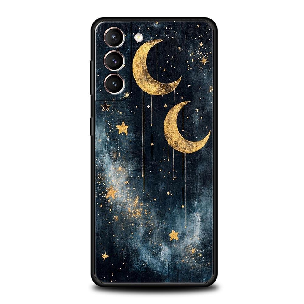Fashion Starry Sky Stars Phone Case for Samsung Galaxy S26 S25 S24 S23 S22 S20 S21 FE Ultra S25 Edge Plus 5G Soft TPU Cover Bags