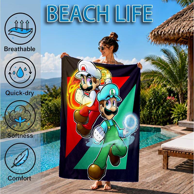Princess Peach Adventure Beach Towel, Microfiber Beach Towel, Perfect For Pool, Beach, Travel, Home Decor Beach Party Fan Gifts