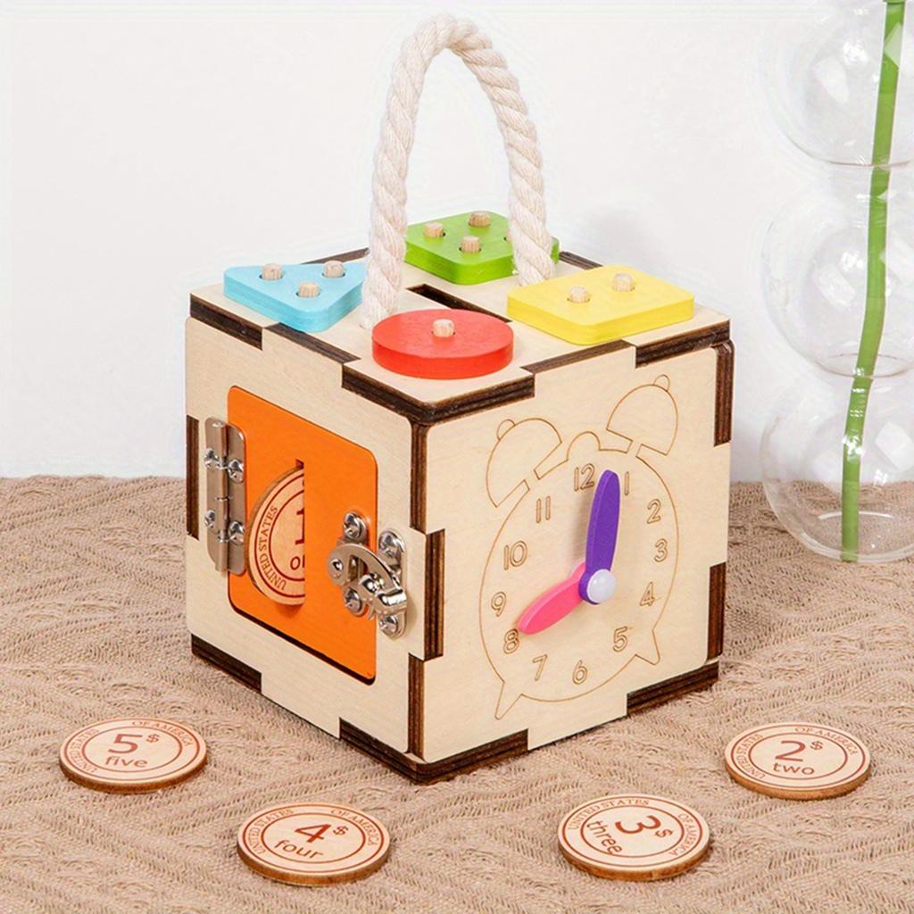 Multi Functional Busy Box, Busy Toy, Train Children's Hand Eye Coordination, Early Education Educational Toys