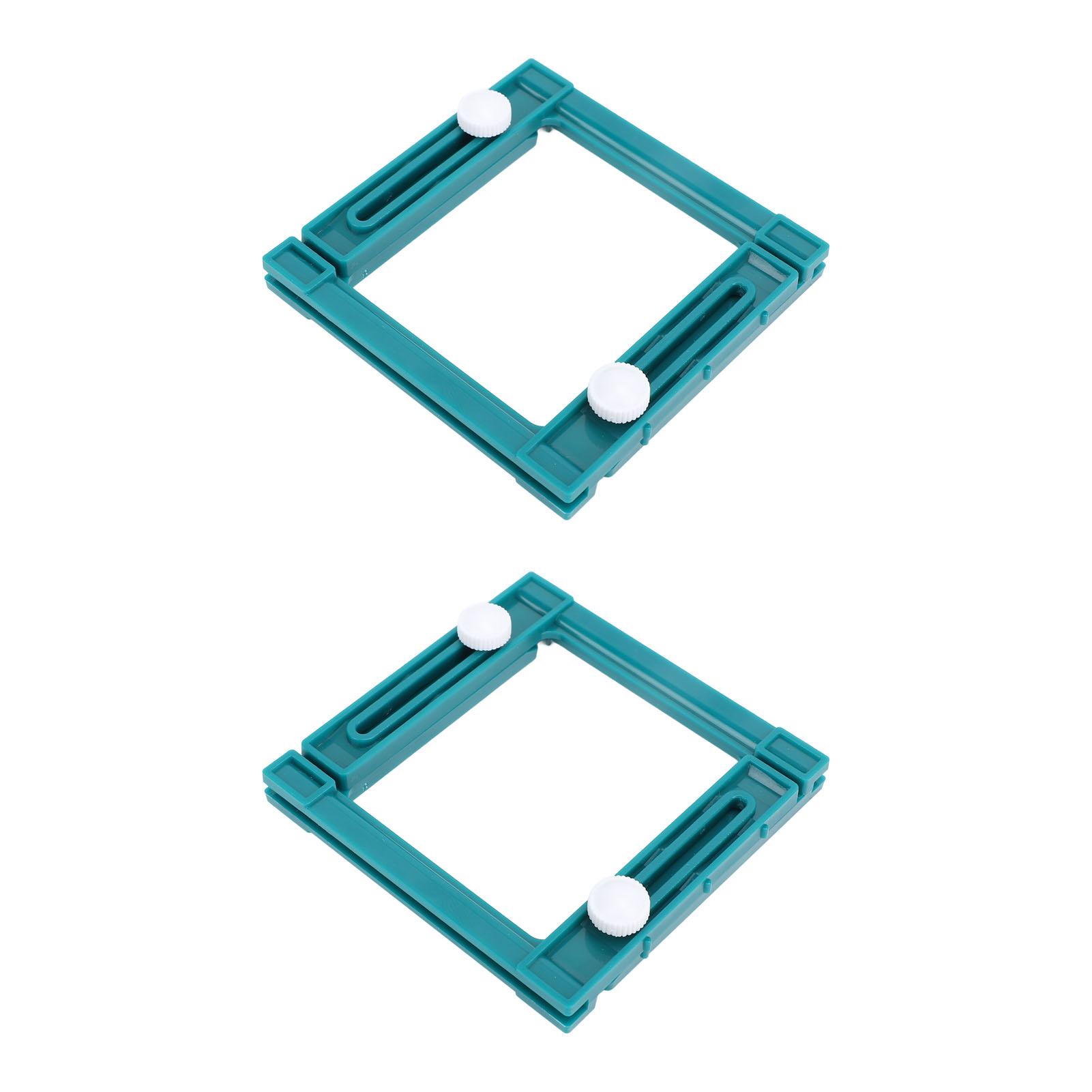 

2pcs Adjustable Tassel Maker Square Tassel Tool for Handmade Lovers ABS Material