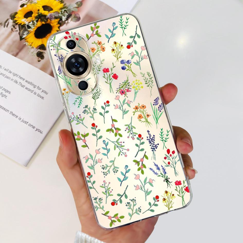 For Huawei Nova 11 Case 2023 Fashion Transparent Silicone Soft Phone Back Cover For Huawei Nova11 Ultra GOA-AL80 Nova 11Pro Capa