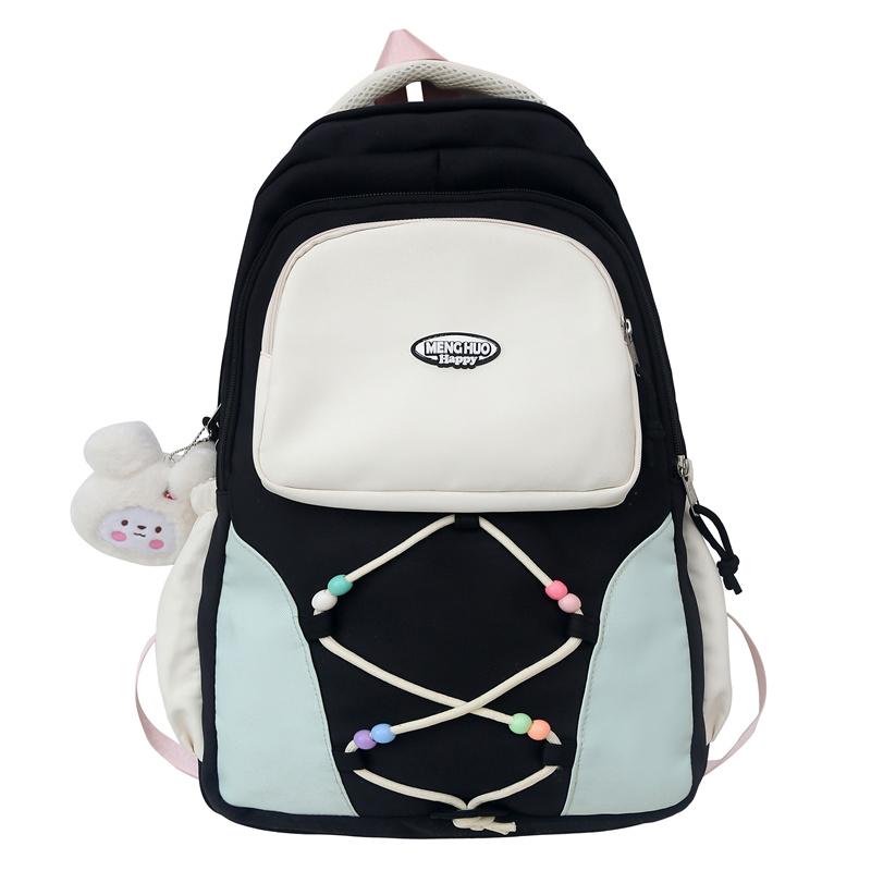 Женская школьная сумка с цветными блоками — фото 20