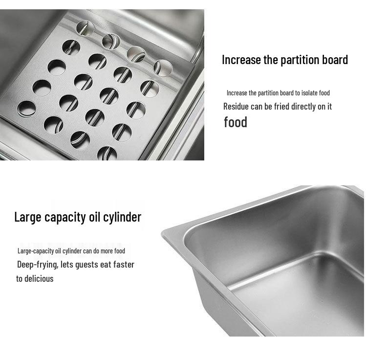 Dual Voltage Electric Deep Fryer: 110V/220V Pan - US/EU/JP Compliant