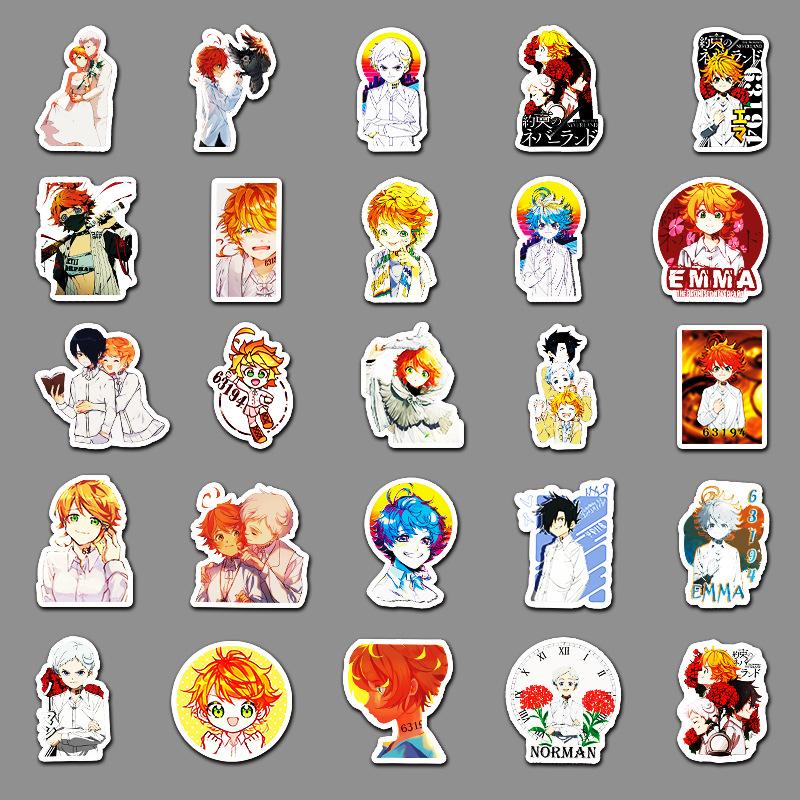 100 Japanese Comics Agreed on By Neverland Suitcase Cartoon Personalized Stickers Notebook Scooter Decoration Stickers