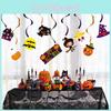 Charming Halloween Witch Spiral Decor Hanging Pendant Ideal For Festive Party