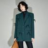 Womens Oversized Blazer Jacket 2026 Fall Loose Fit Office Wear With Bow Detail Solid Color