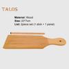 1 set Pastabräda Bred applikation Fleranvändbar trä Unikt antiglidhandtag Pastabräda för kök
