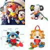 Soft And Colorful Plush Stuffed Toy For Infants With Multiple Textures And Teether For Sensory Play