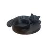1pc Black Cute Cat Silhouette Candle Holder Warm Ambience Tealight Stand Art Home Decoration For Living Room Bedroom Tabletop