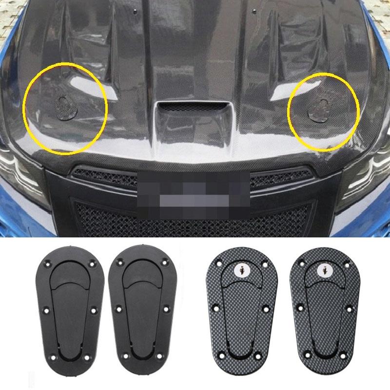 JDM Car Hood Lock Modified Carbon Fiber Universal Lock and Racing Accessories Front Hood Lock Thread Lock3