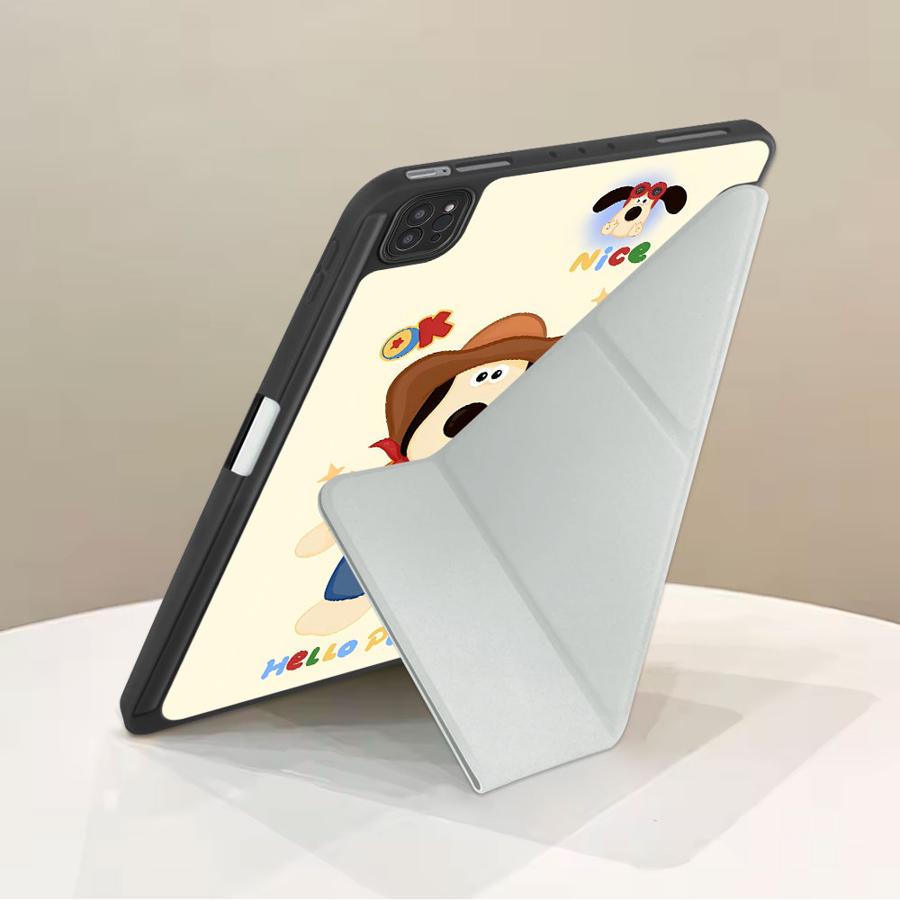 Holder Cover Tablet Case For iPad Mini 6 7 Pro 2025 Pro 11th 10th 9th 8th 7th 12.9inch Air 4 5 M3 M2 1 2 M4 11inch Cute Funny