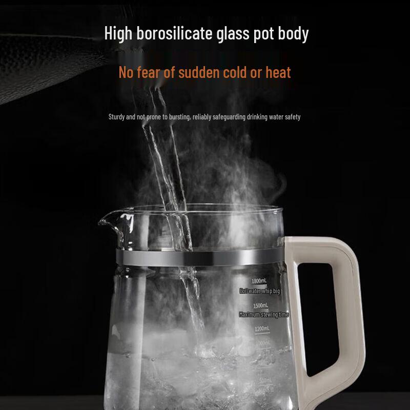 Joyoung K18D-WY196 1.8L Glass Electric Health Pot CN Plug (adapter Included)