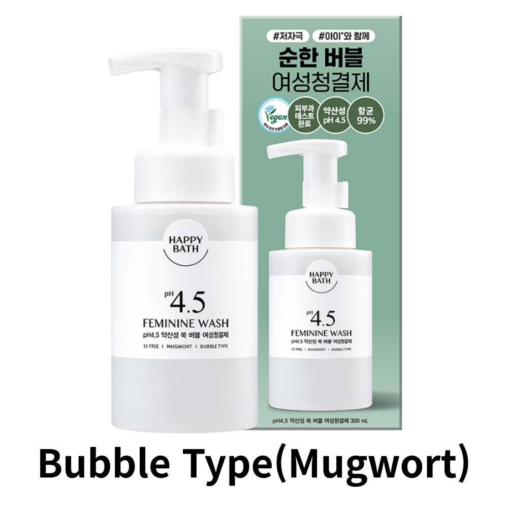 [HAPPY BATH] Feminine Wash pH4.5 <Gel Type , Bubble foam>