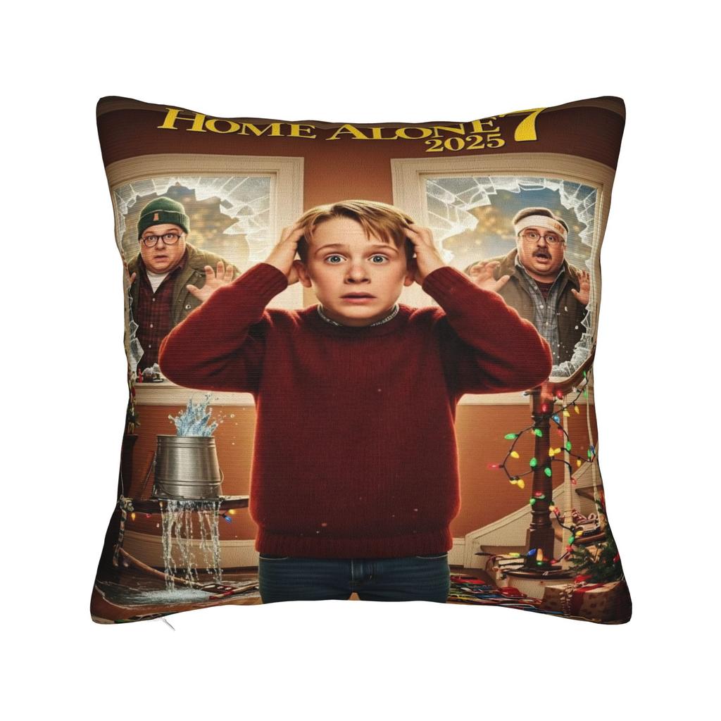 Trendy Home Home Alone Christmas Comedy FilmDecoration Pillowcases Merch Pillow Cover Zippered Multi Size