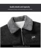 Men's Retro Corduroy Thick Velvet Lapel Jacket - Winter Casual Loose Fit