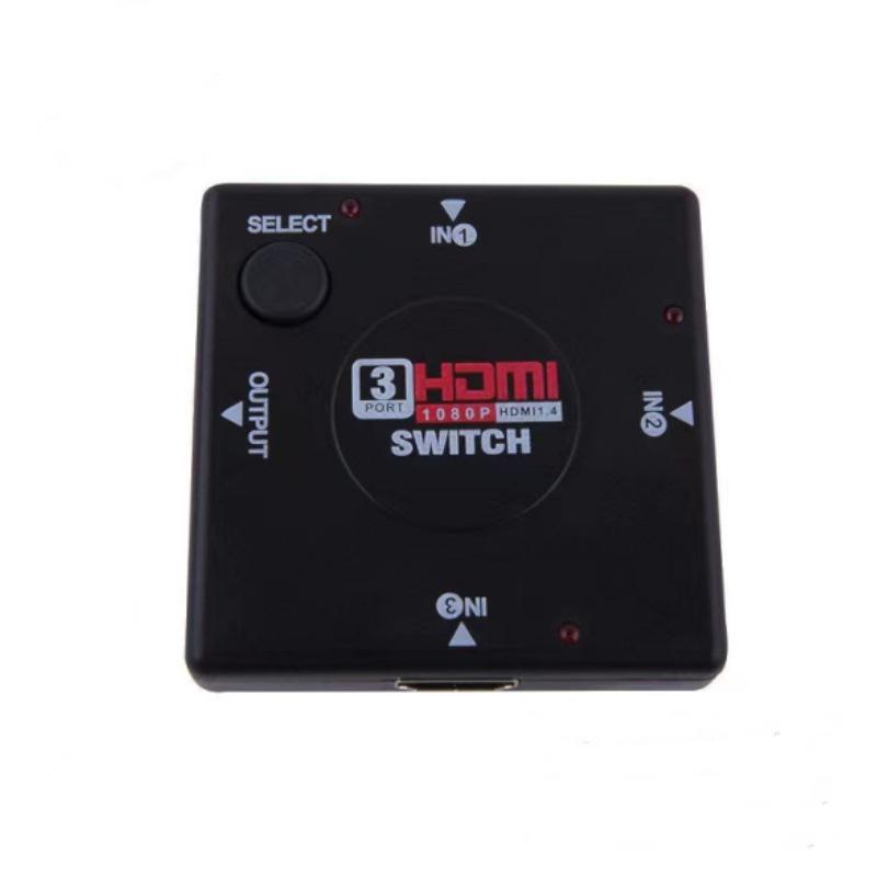 4K HDMI Three-to-One Pigtail High-Definition Switcher