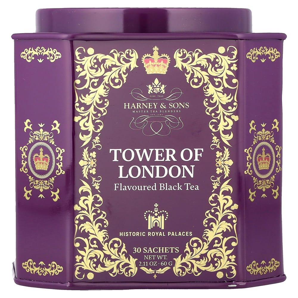 

Harney & Sons Tower of London Blend Fresh Black Tea, 30 Tea Sachets, 2.67 oz (75 g) 1 ea - 30 ea