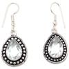 White Topaz Gemstone Friends Jewelry Necklace Set 18-20''