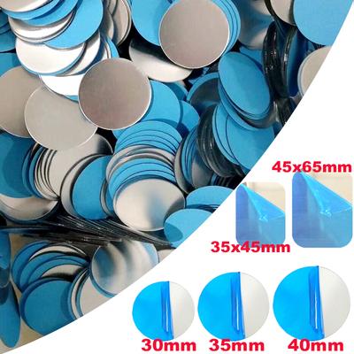 1/5/20Pcs Magnetic Metal Plate for Magnetic Car Phone Holder Round Square Iron Sheet Sticker Mobile Tablet Magnet Holder Mount