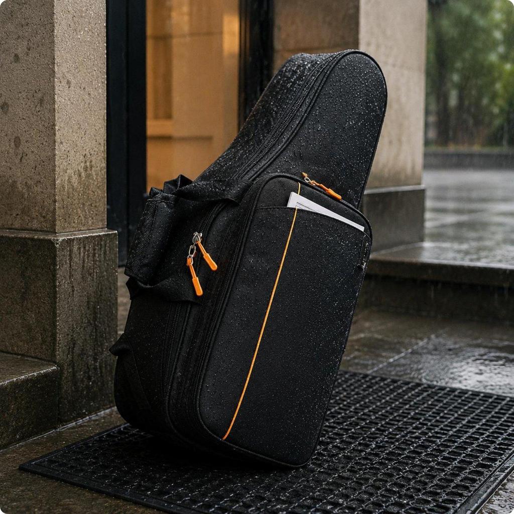 Altsaxophon Rucksackträger Notenfach Weiche Gig-Tasche Wasserdicht
