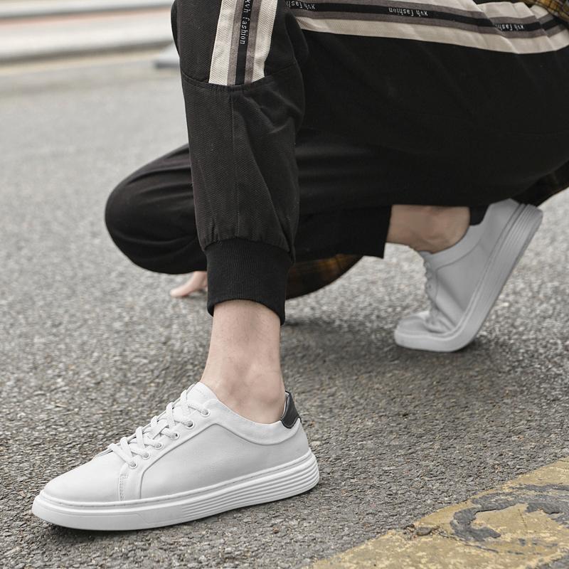 Fashion Handmade Mens Casual Shoes Classic Men Lace-Up Sneakers Versatile Man Walk Skateboarding Shoes New Travel Vulcanize Footwear