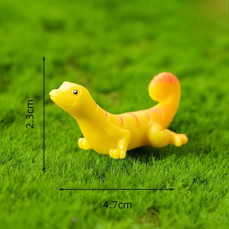Micro-landscape Ornaments, Simulated Lizards and Frogs, Garden Landscaping, Car Accessories, Resin Craft Decorative Small Ornaments
