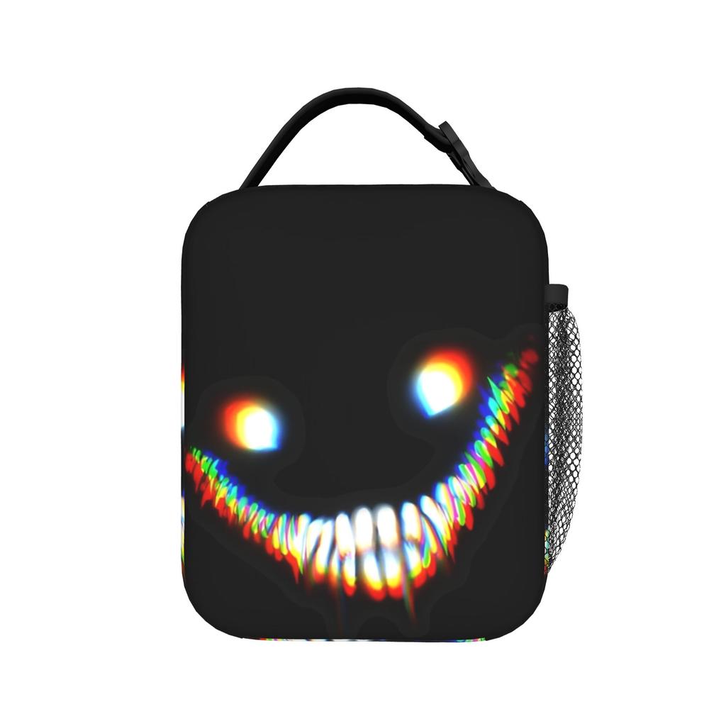 Backrooms Smiler Insulated Lunch Bag Cooler Bag Reusable,Meal Container High Capacity Lunch Box Tote Men Women School Travel