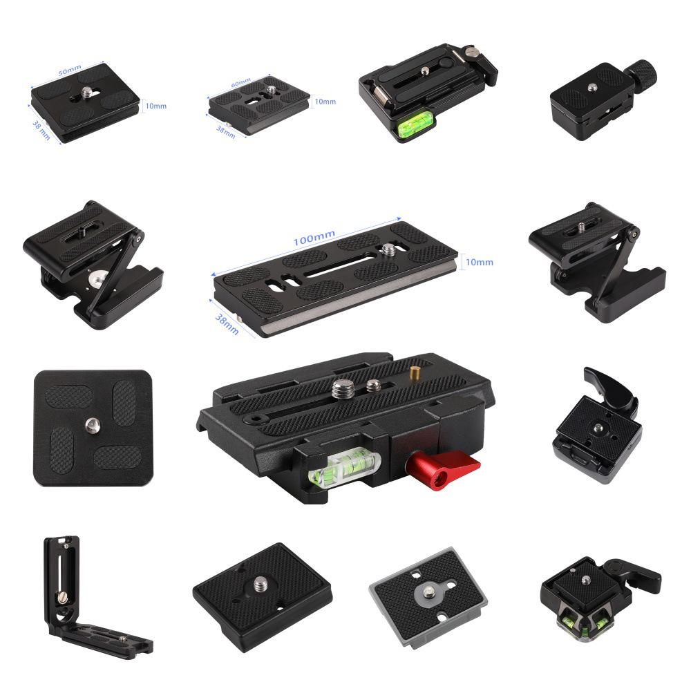 Universal Aluminum Alloy Quick Release Tripod Head Plate for DSLR Cameras
