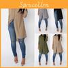Elegant Womens Long Sleeve Shirt Casual Loose Chiffon T-shirts Tops Blouse Dress