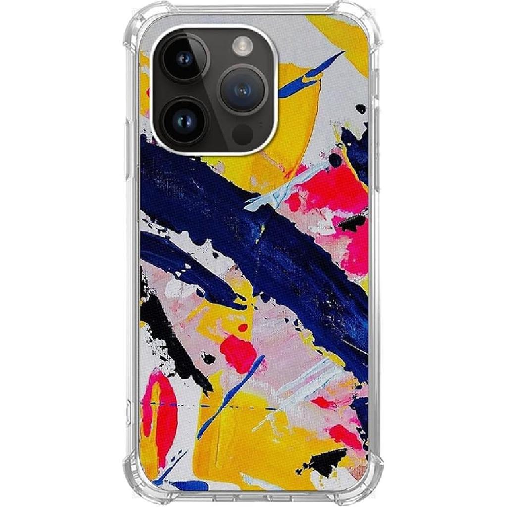 Red Christmas Snowflakes Phone Case Compatible with iPhone 14 Pro Max, Aesthetics Christmas Snowflakes Silicone Shockproof TPU Bumper Protective