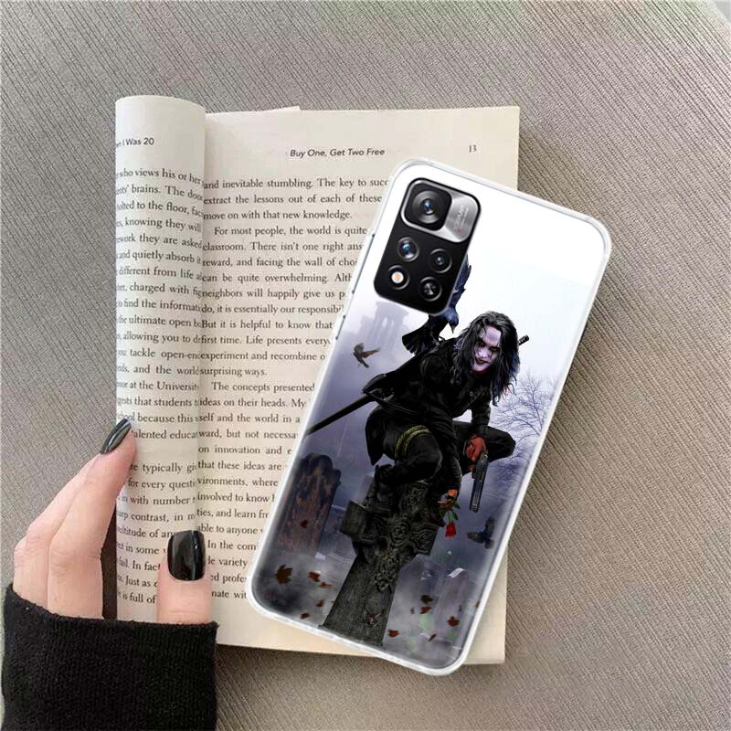 Film THE C-CROW Handyhülle Für Redmi Note 13 12 Pro Plus 14 15 Pro 5G 11 11T 11E 11S 10 Pro 10S 9 9S Hülle Handy Klar TPU Capa