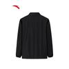Anta Men's Water-Repellent Fleece-Lined Stand Collar Jacket