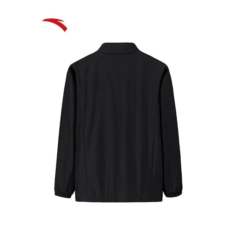 Anta Men's Water-Repellent Fleece-Lined Stand Collar Jacket