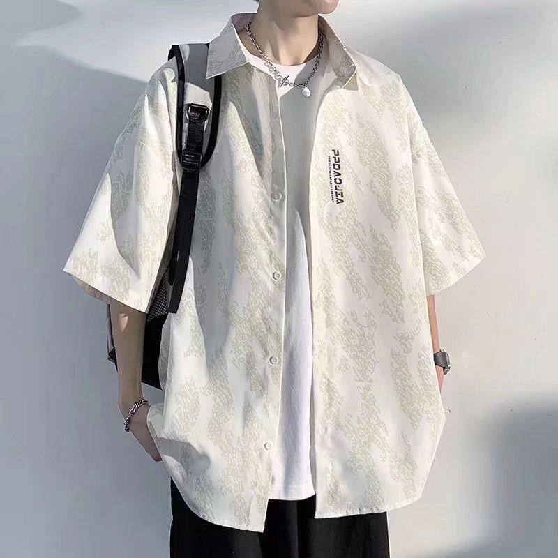 Stylish Men's Short-Sleeve Casual Shirt - Hong Kong Spring/Summer Collection