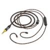 KEYSION 0,78mm 2-Pin MMCX 8-adriges Mikrofon Upgrade Kopfhörerkabel 3,5mm Einkristallkupfer DIY Audio HiFi Kopfhörerkabel