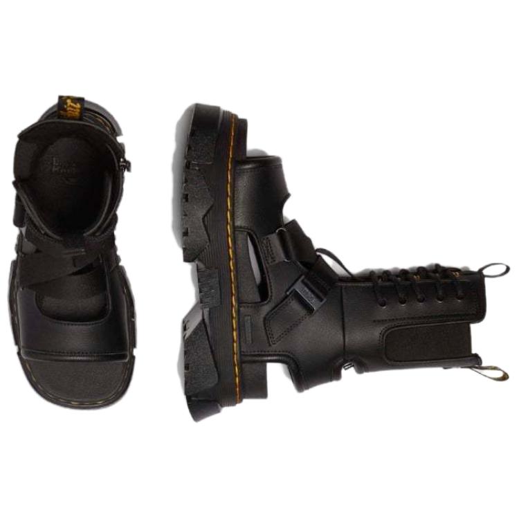 Dr. Martens Mattison Comfortable Fashion Roman Sandals 6cm Women sandals Black 40885001