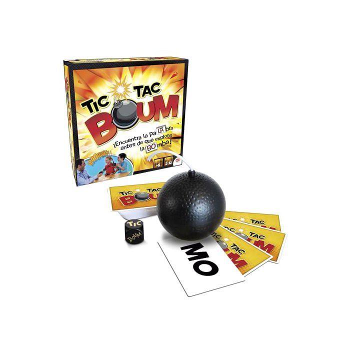 Educational Board Game - Bizak - Tic Tac Boum - From 8 Years Old - 2 To 12 Players - Language Skills