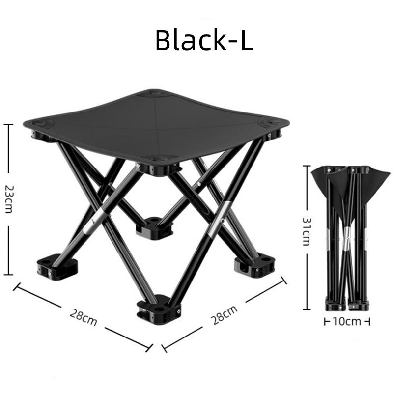 Portable Folding Camping Chair Outdoors Chair Collapsible Stool Hiking Train Travel Fishing Chair Tools