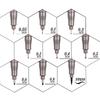 9 Peças/Conjunto Canetas de Esboço com Tinta Preta Multiliner Ponta Fina Canetas de Desenho Papelaria de Arte Fineliner para Escrita/Pintura/Esboço Arte