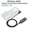 USB nabíjecí kabel pro vysílačku Uv-5R Uv5R Uv-82 3800mAh Uv-S9 Plus Ar-152 Vysílačka Ham Obousměrná radiostanice
