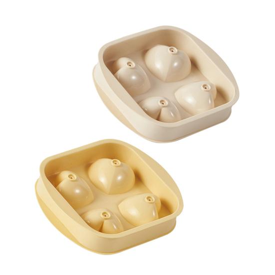 Silikonová 3D forma na led ve tvaru srdce, 4 dutiny, velký výrobník kostek ledu na whisky, koktejly, nápoje, nepřilnavý, snadno se uvolňuje, kuchyň