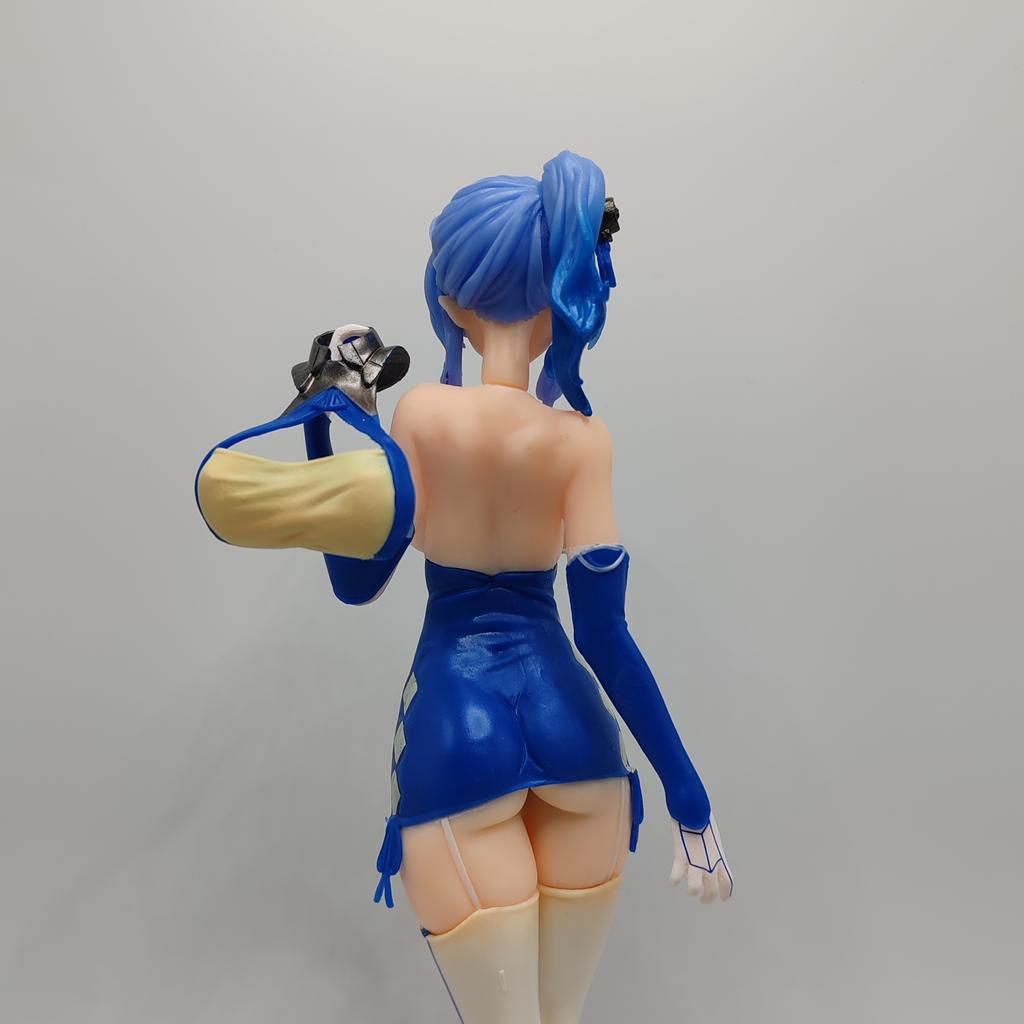 24CM Anime Game Azur Lane USS St Louis Figure Dress Standing Anime Model Toy Gift Collection Decorative Ornament Clothes Removed